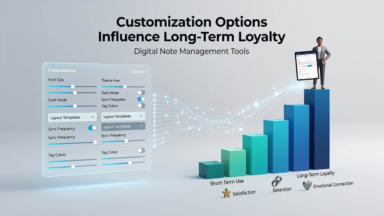 How Customization Options Influence Long-Term Loyalty in Digital Note Management Tools